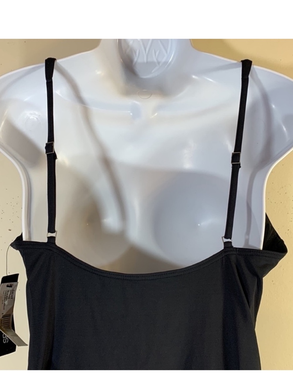 DKNY SPRING 2010 Black/Ash U-Neck Drape Maillot One Piece Swimsuit. 14. NWT. - Picture 8 of 11